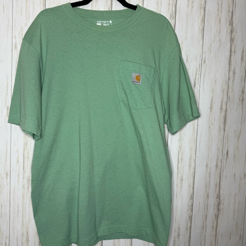 Carhartt Men's Mint Seafoam Green Short Sleeve Tee Medium